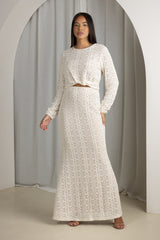 M8487Nude-lace-skirt
