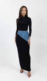 M8506Black-skirt-maxi