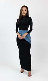 M8506Black-skirt-maxi