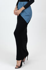 M8506Black-skirt-maxi
