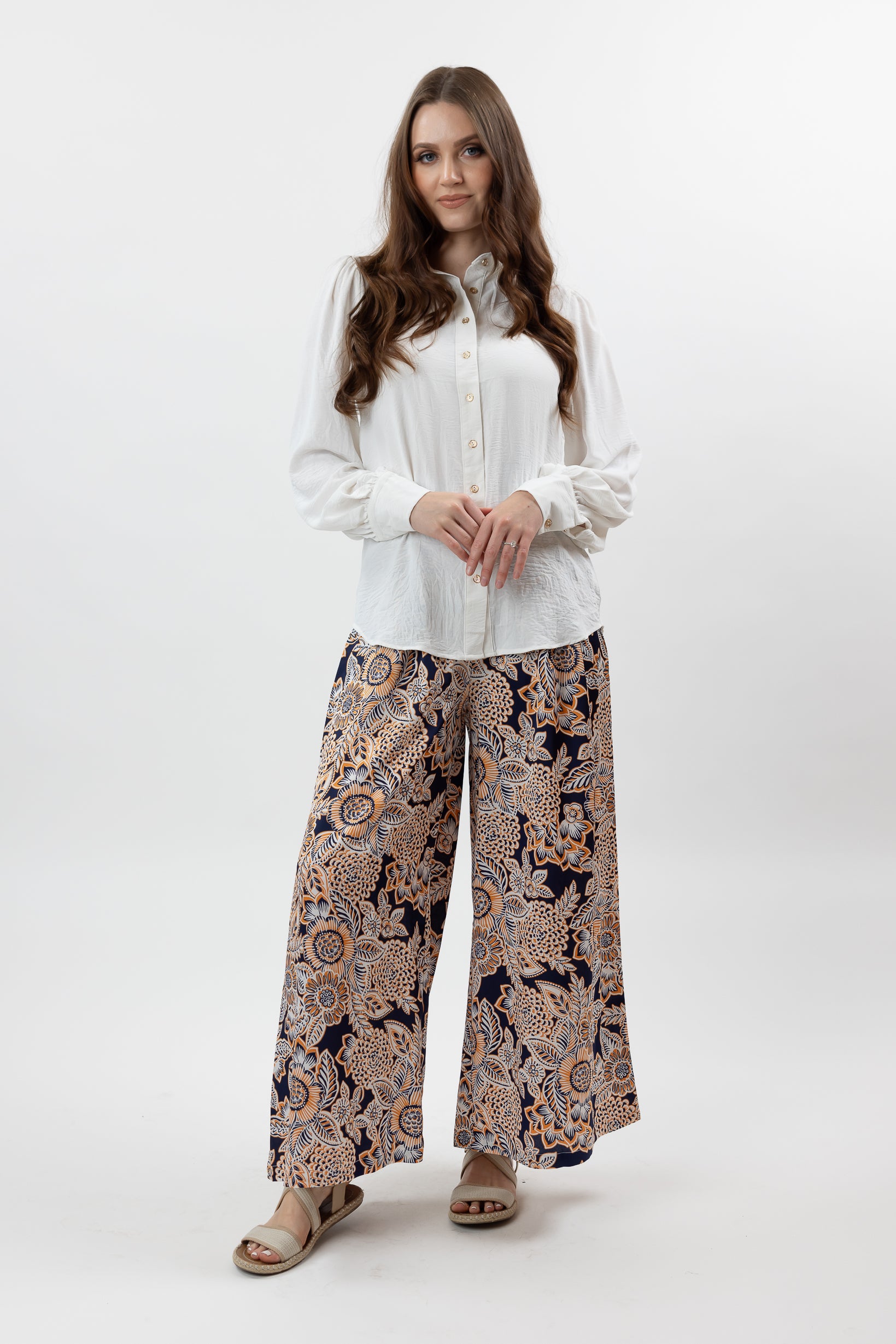 M8523Navyprint-pant