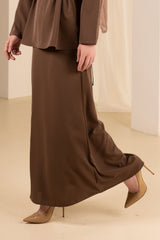 M8539Chocolate-maxi-skirt