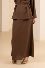 M8539Chocolate-maxi-skirt