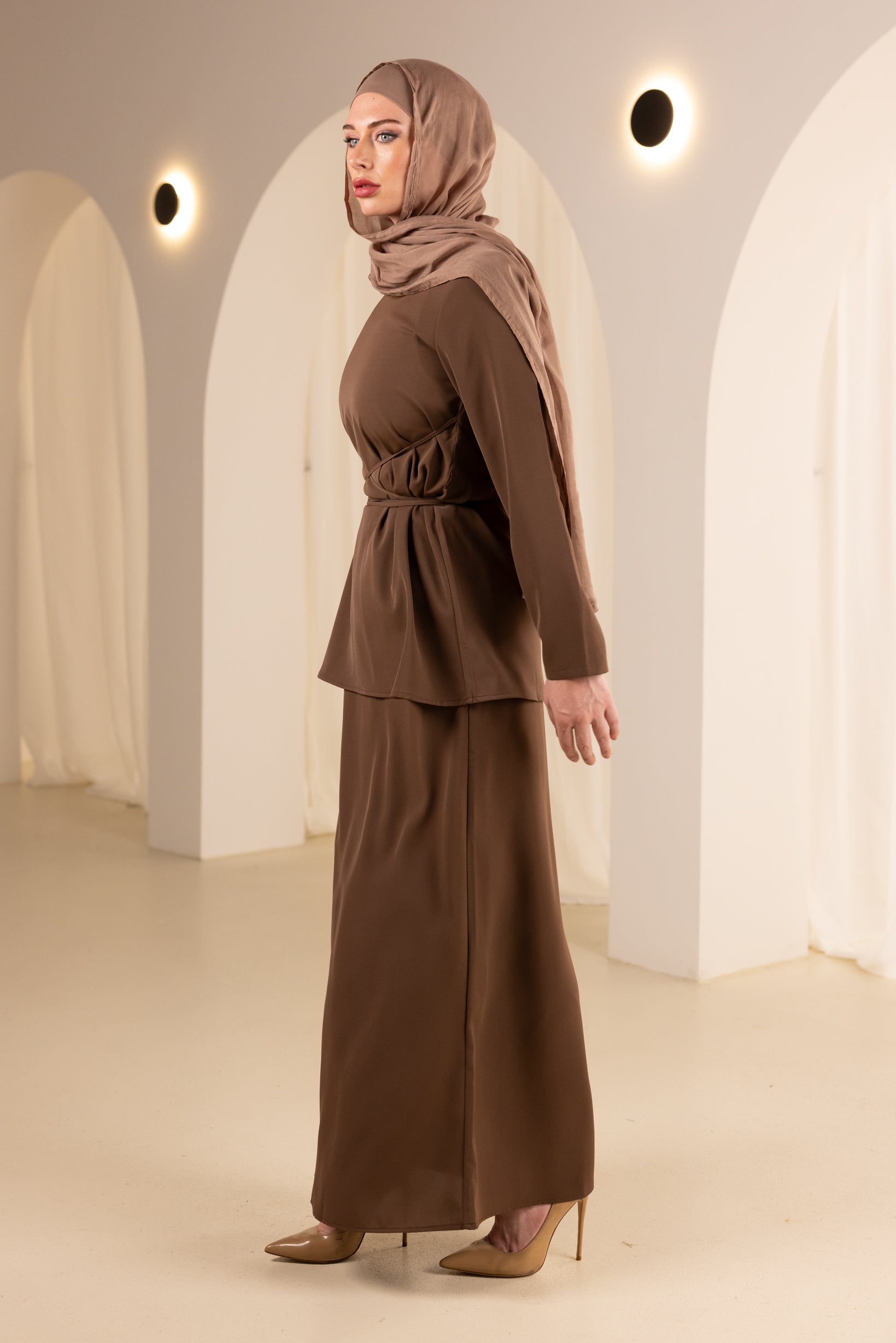 M8539Chocolate-maxi-skirt