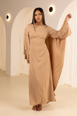 M8568Latte-maxi-dress