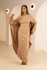 M8568Latte-maxi-dress