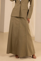 M8606Khaki-maxi-skirt