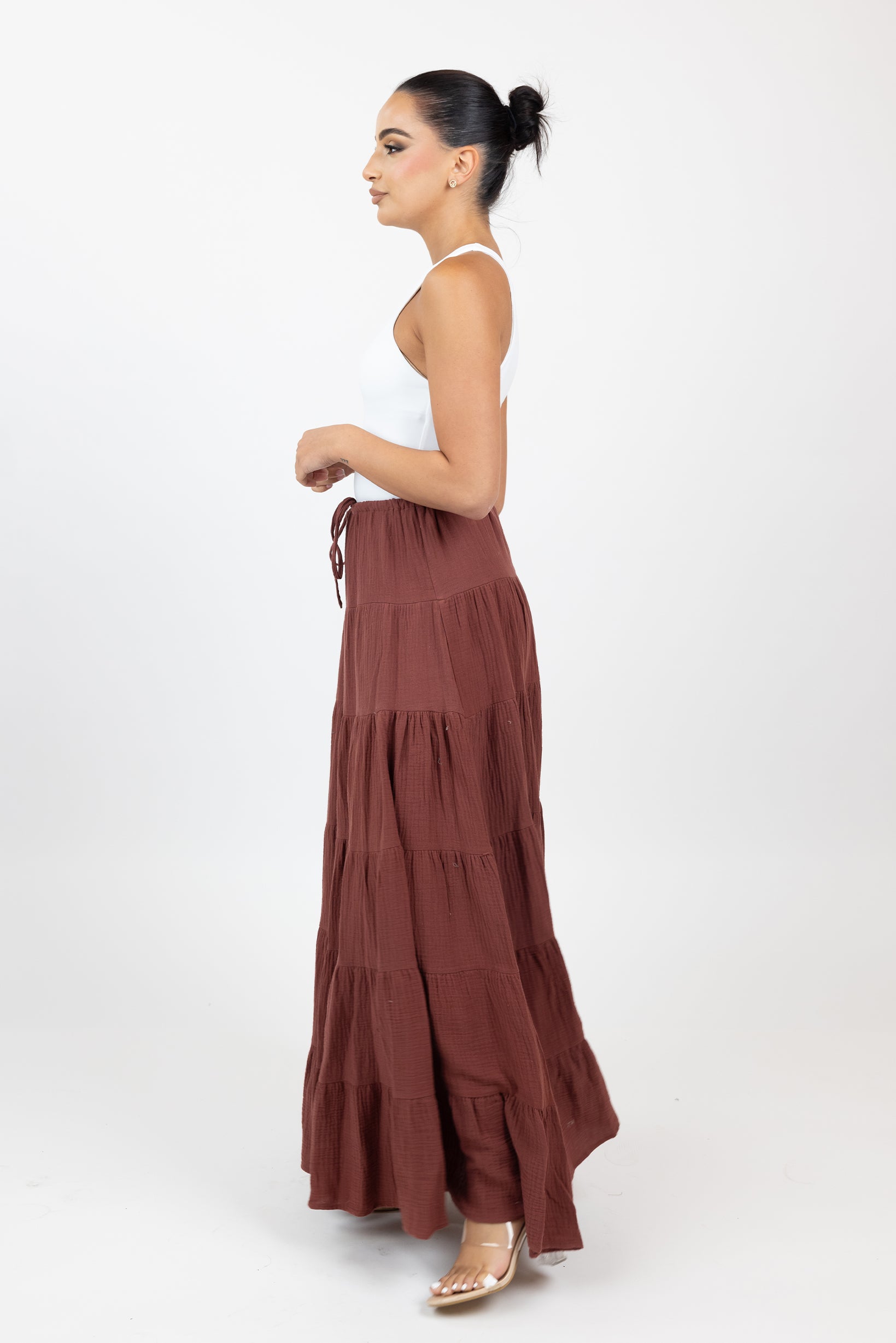 M8615Chocolate-maxi-skirt