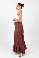 M8615Chocolate-maxi-skirt