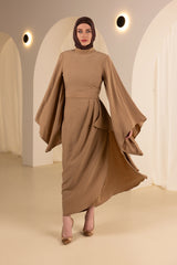 M8620Mocha-dress