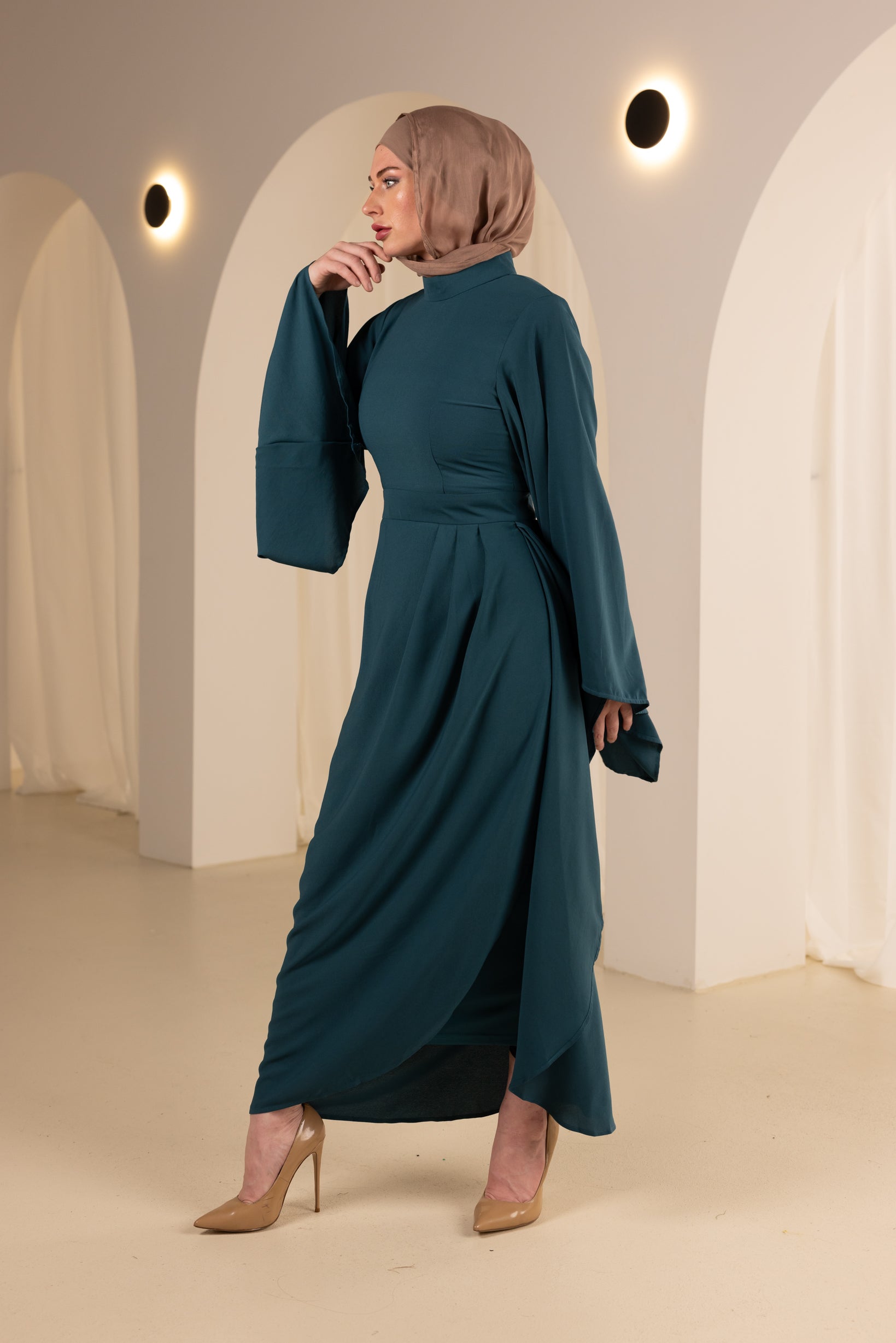 M8620Teal-dress