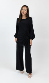 M8630Black-top-pants-set