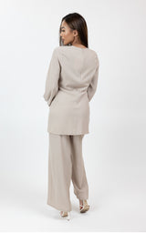 M8630Nude-top-pants-set