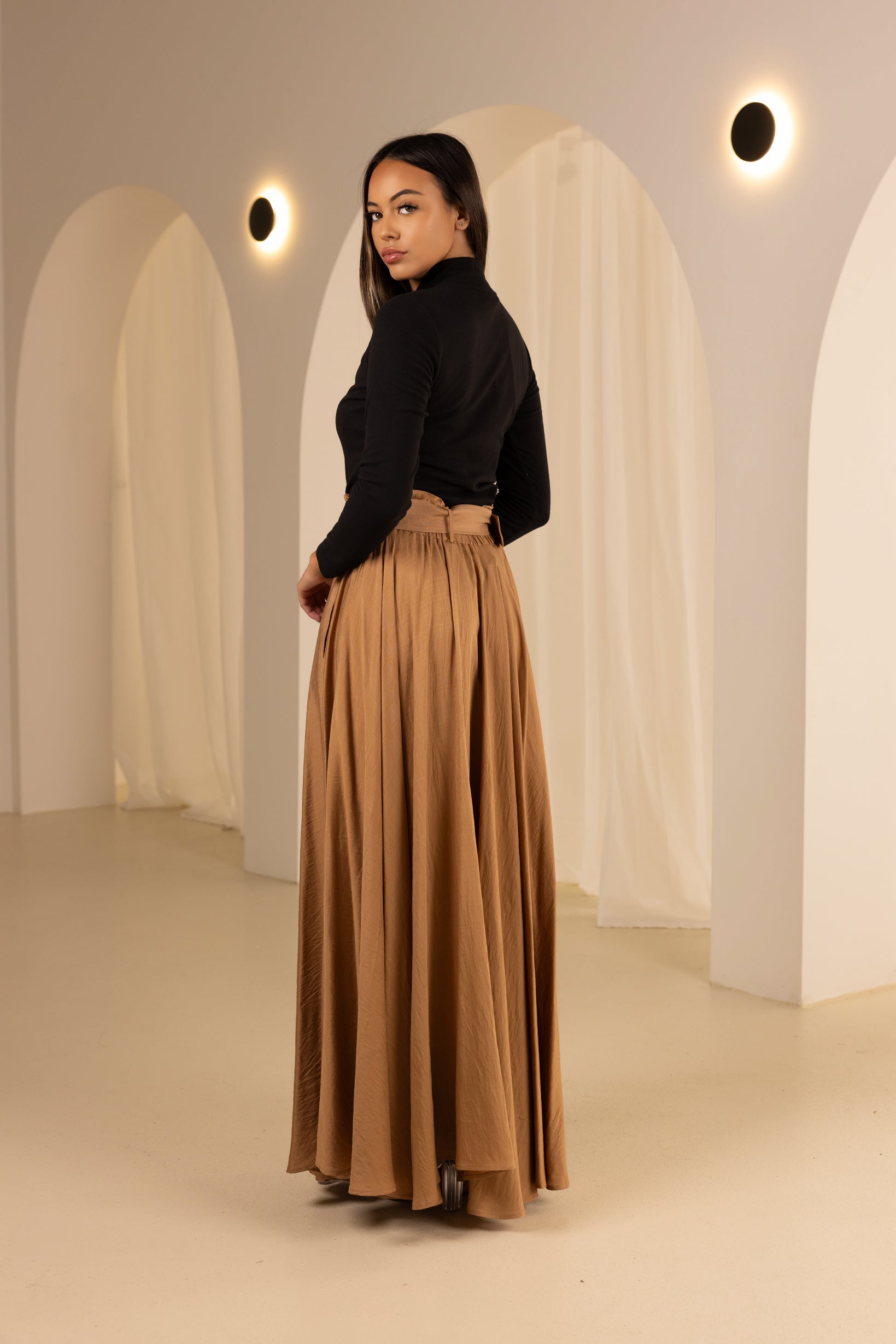M8637Latte-maxi-skirt