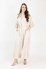 M8642Oatmeal-maxi-dress