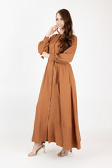 M8642Tan-maxi-dress