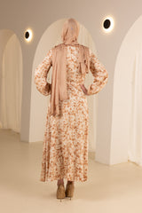 M8756BrownFloral-dress-abaya