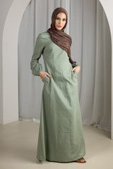 M8872Khaki-maxi-dress