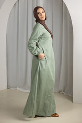 M8872Khaki-maxi-dress