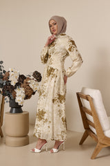 M9109-BRN-floral-dress