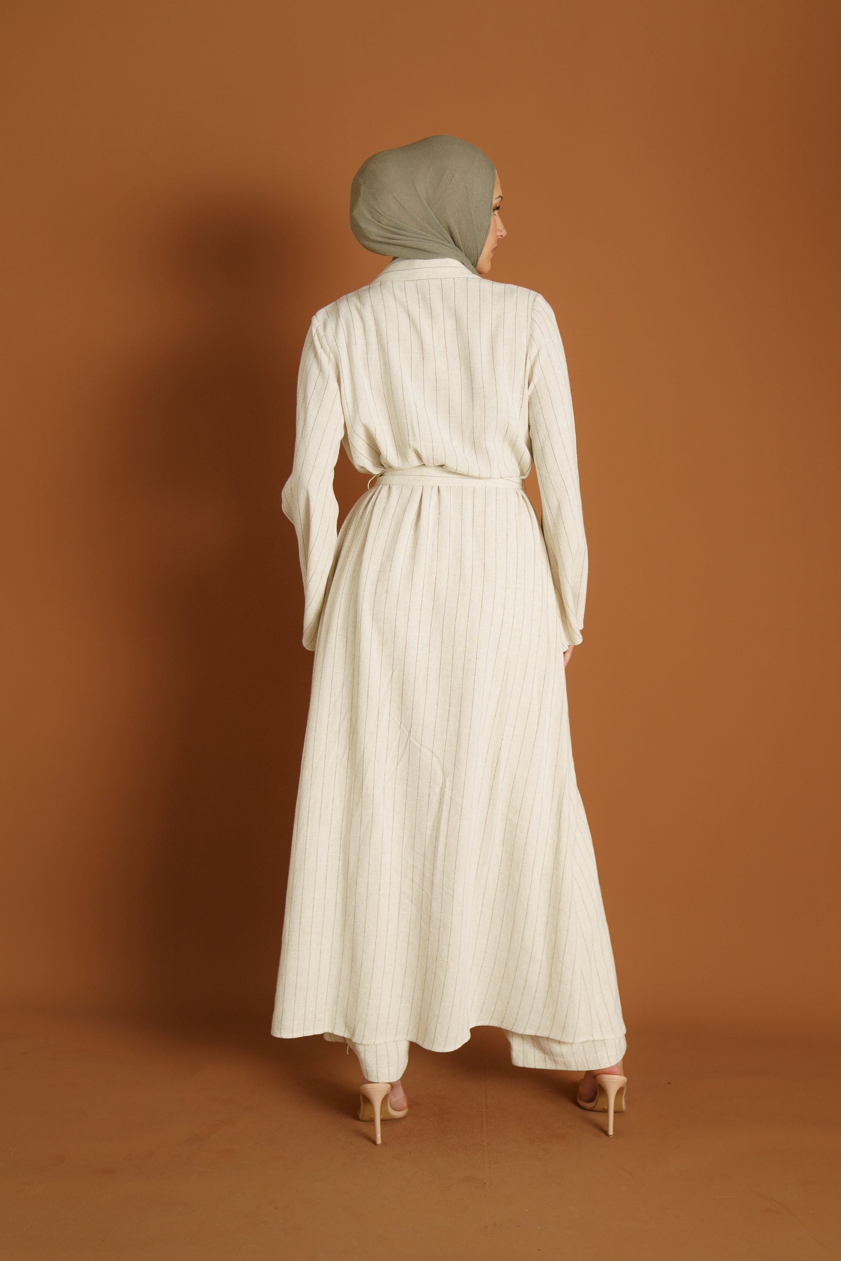 Areem Pinstripe Oatmeal Bundle