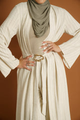 Areem Pinstripe Oatmeal Bundle