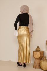 Miraj Metallic Rooj Skirt