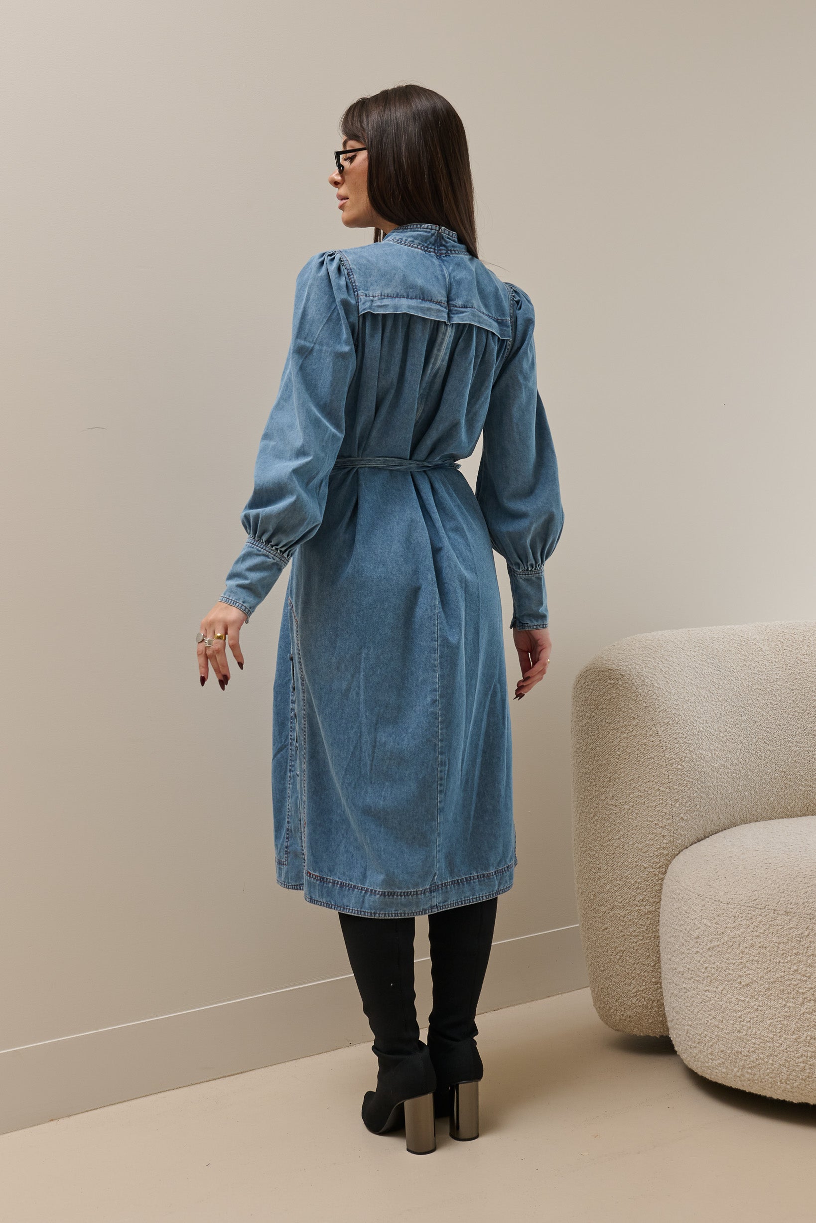 Miraj Denim Midi Dress