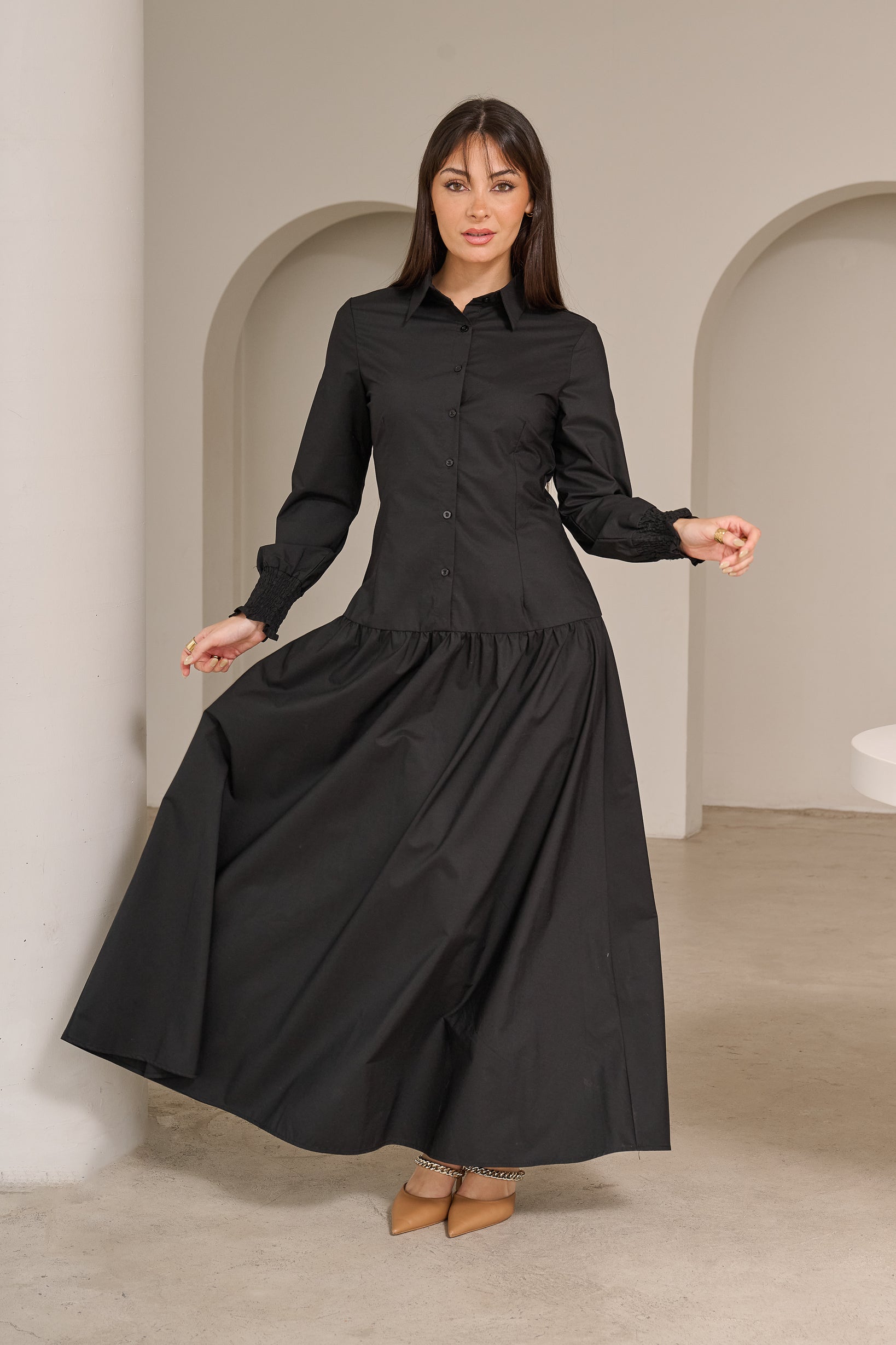 Soleil Shiraz Shirt Dress