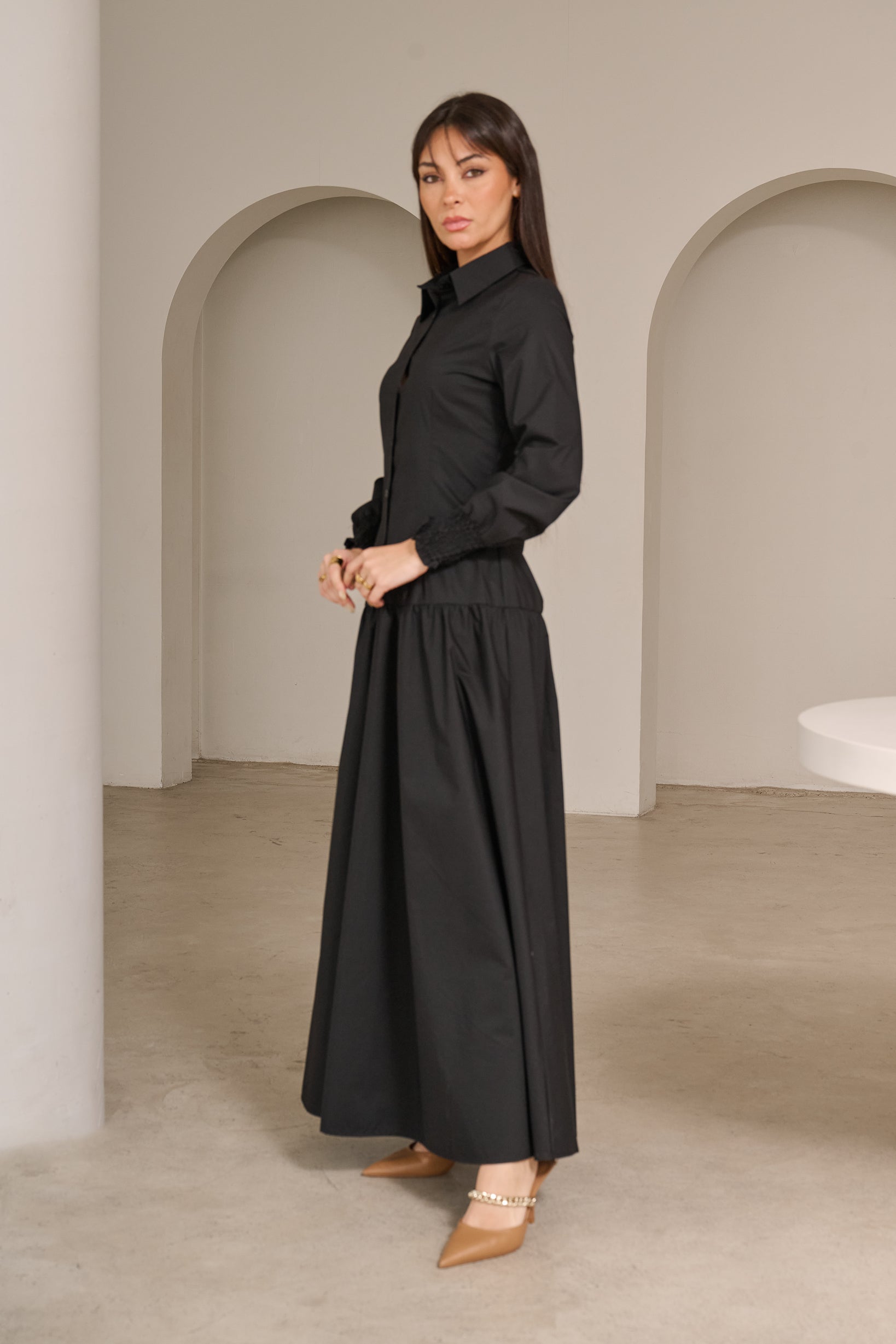 Soleil Shiraz Shirt Dress