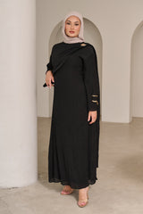 M9807-BLK-shawl-dress