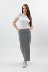 MDL00104Grey-cotton-skirt