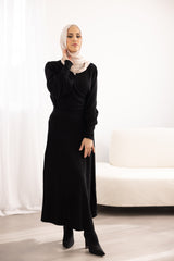 N714-BLK-skirt-knit
