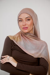Printed Modal Shawl - Shades of Pink
