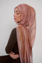 Printed Modal Shawl - Shades of Brown