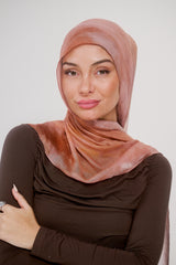 Printed Modal Shawl - Shades of Brown