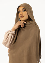 SC00009-Khaki-shawl-hijab-cotton