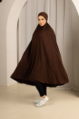SC00033TB-Chocolate-jilbab-tieback-nosleeves