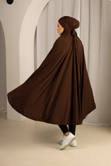 SC00033TB-Chocolate-jilbab-tieback-nosleeves