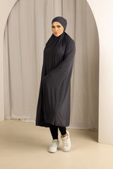SC00033TB-DarkCharcoal-jilbab-tieback-nosleeves