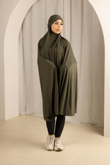 SC00033TBKhaki-jilbab-tieback-nosleeves