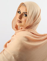 SC1001NudePeach-shawl-hijab-satin