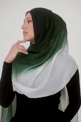 Ombre Modal Shawl - Shades of Green