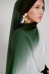 Ombre Modal Shawl - Shades of Green