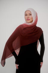 Ombre Modal Shawl - Shades of Red