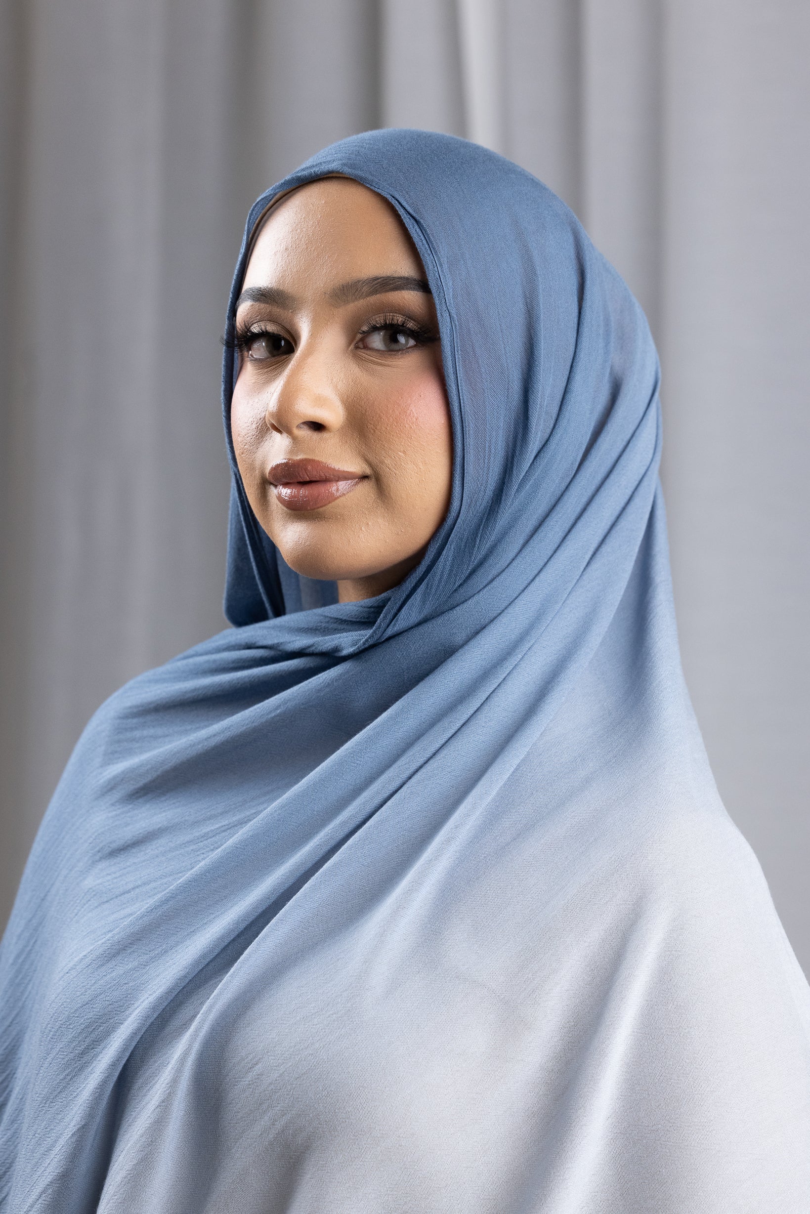 Ombre Modal Shawl - Shades of Blue