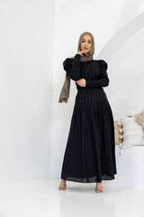 SM8298-BLK-skirt-top-set