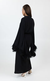 SM8353Black-top-skirt-set