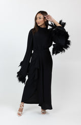 SM8353Black-top-skirt-set