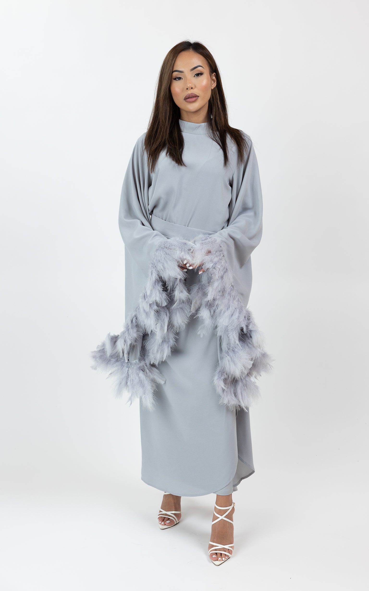 SM8353Grey-top-skirt-set